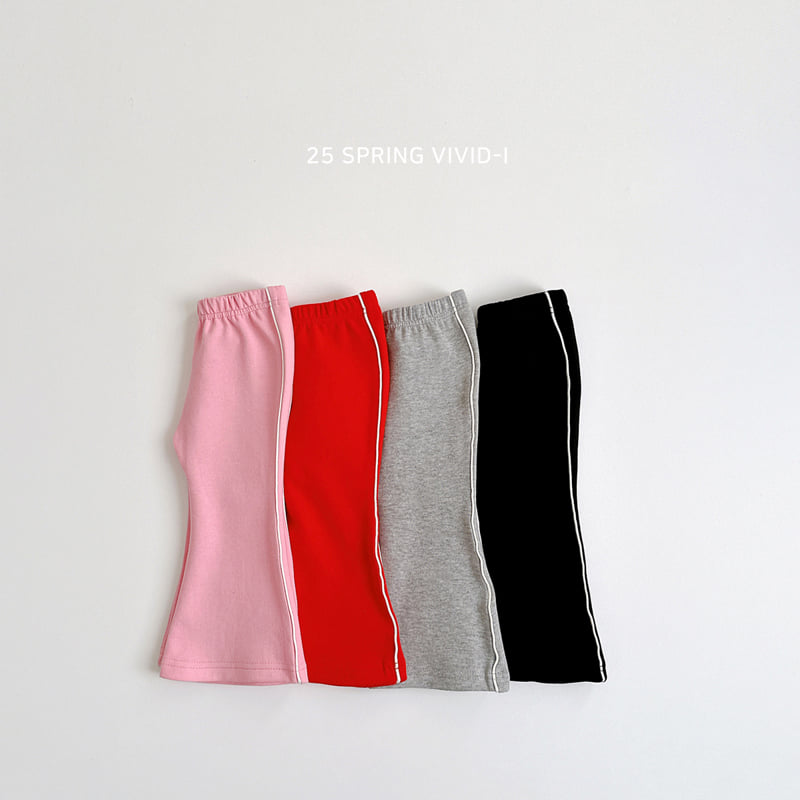 Vivid I - Korean Children Fashion - #littlefashionista - Strap Bootcut Pants - 4