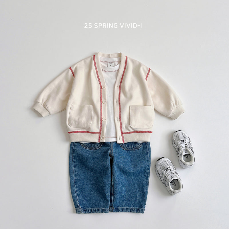 Vivid I - Korean Children Fashion - #magicofchildhood - Short Sleeve Layered Cotton Tee - 9
