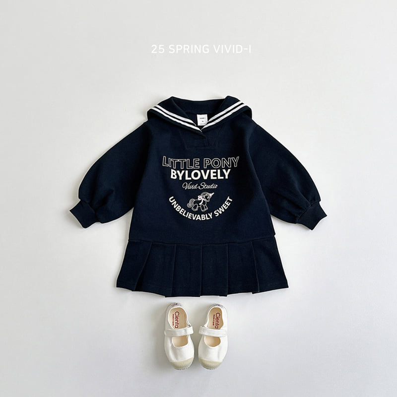 Vivid I - Korean Children Fashion - #magicofchildhood - Unicorn Sailor One-piece - 5