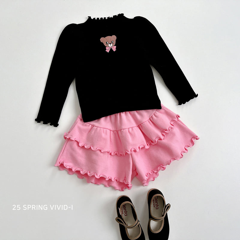 Vivid I - Korean Children Fashion - #magicofchildhood - Wave Skirt Pants - 8