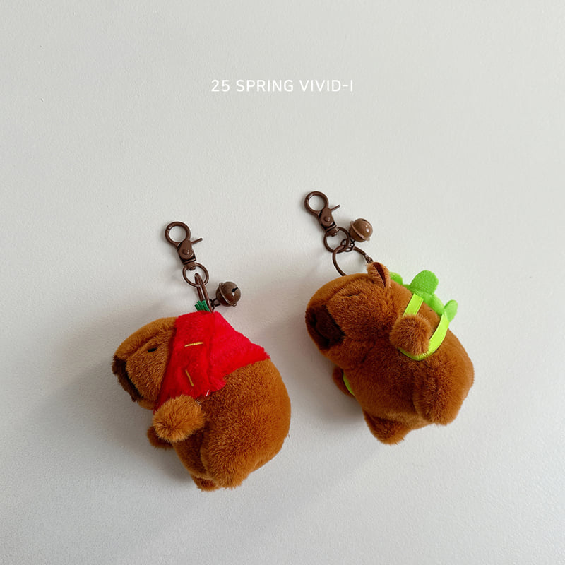 Vivid I - Korean Children Fashion - #magicofchildhood - Capybara Keyring