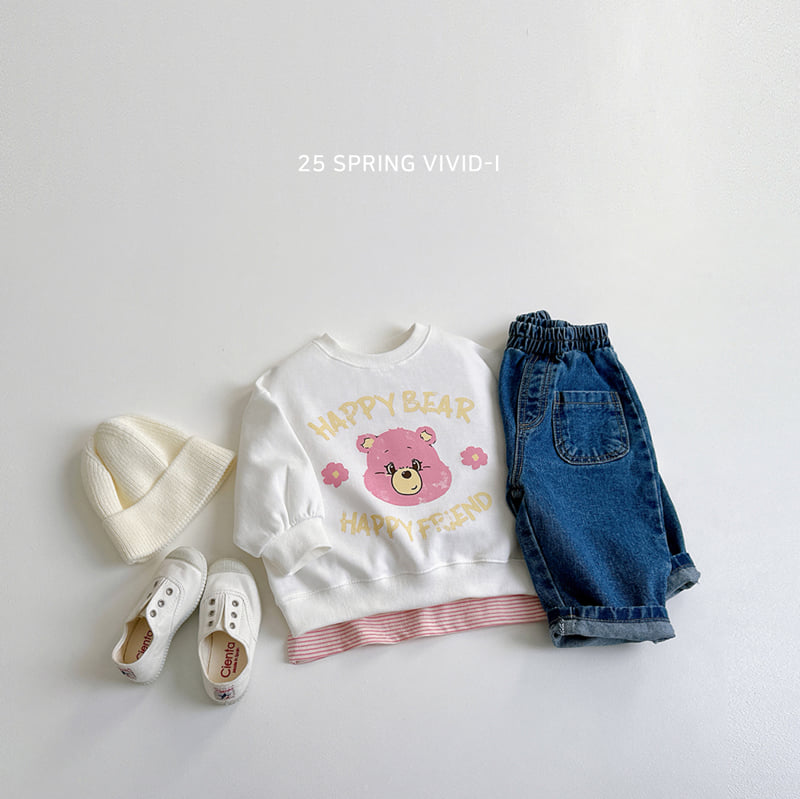 Vivid I - Korean Children Fashion - #magicofchildhood - Flower Bear Sweatshirts - 11