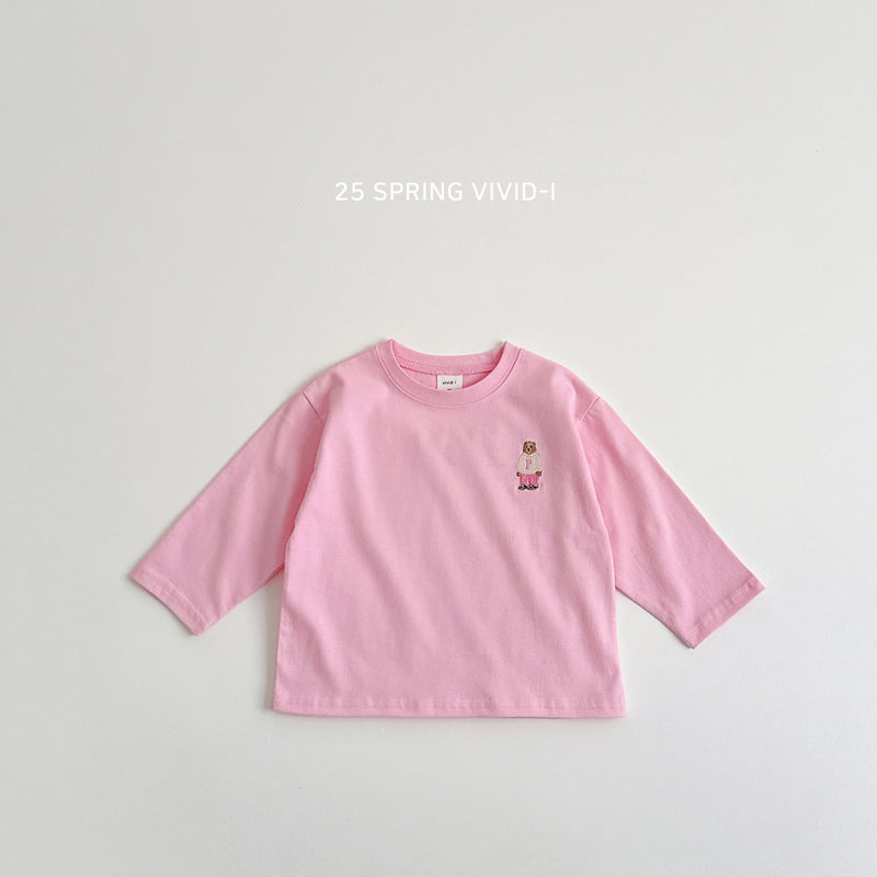 Vivid I - Korean Children Fashion - #minifashionista - Signature Bear Single Tee - 7