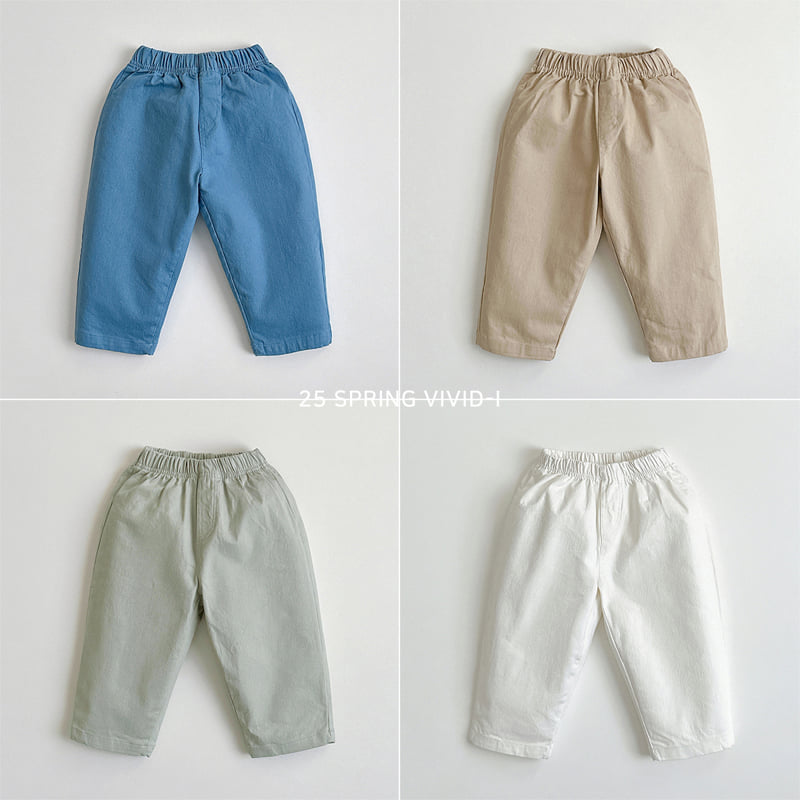 Vivid I - Korean Children Fashion - #minifashionista - Span Cotton Pants - 3