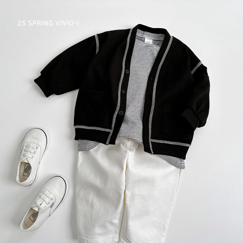 Vivid I - Korean Children Fashion - #minifashionista - Striped Layered Tee - 9