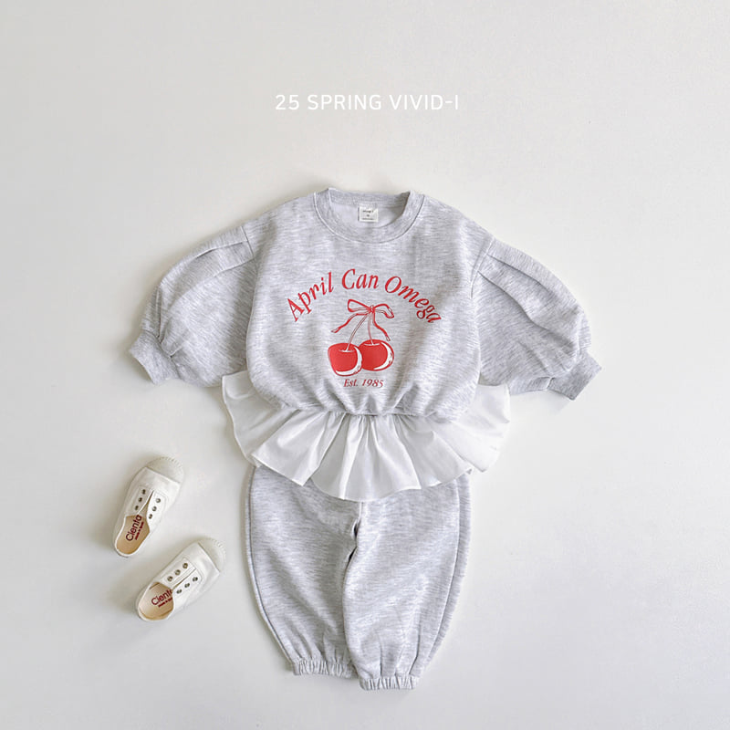 Vivid I - Korean Children Fashion - #minifashionista - Frill Chiffon Jogger Pants - 8