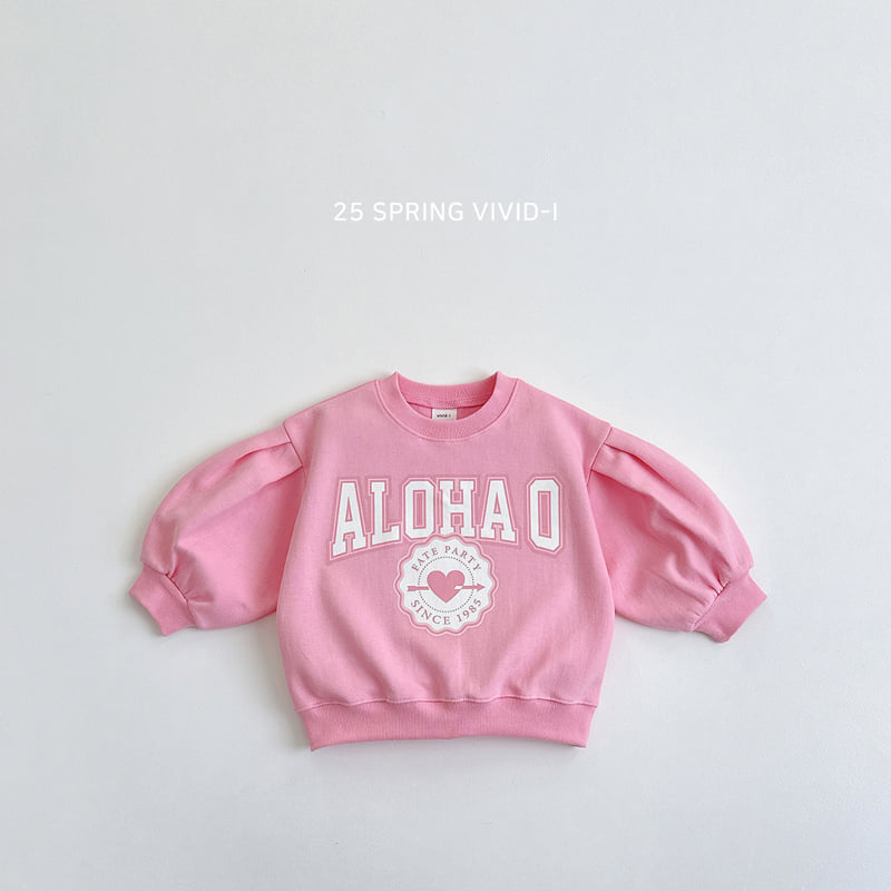 Vivid I - Korean Children Fashion - #minifashionista - Aloha Puff Sweatshirts - 5