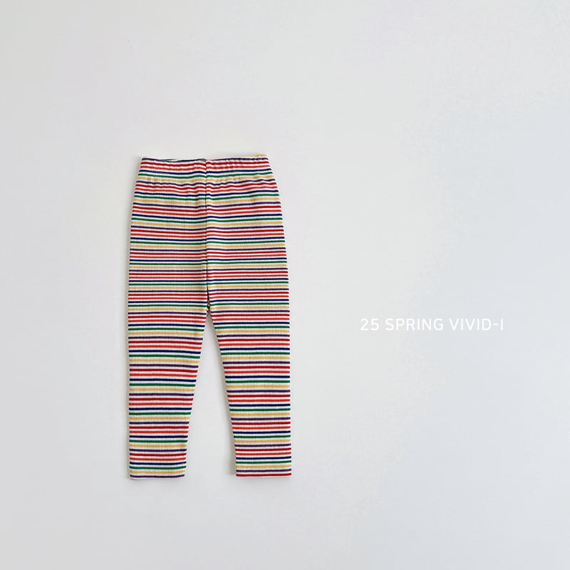 Vivid I - Korean Children Fashion - #magicofchildhood - Colorful Leggings - 4