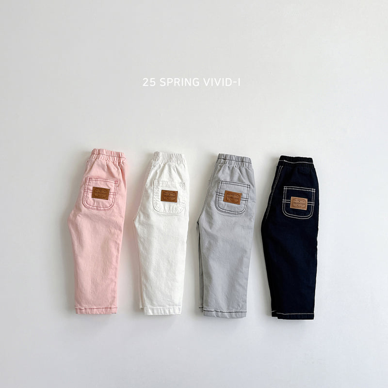 Vivid I - Korean Children Fashion - #minifashionista - Span Stitch Pants