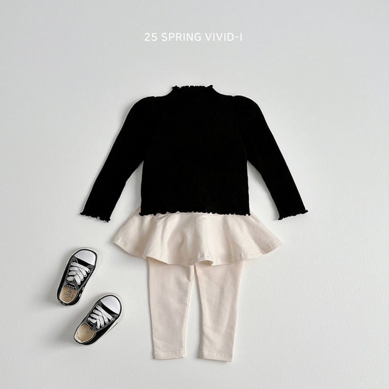 Vivid I - Korean Children Fashion - #minifashionista - Skirt Leggings - 8