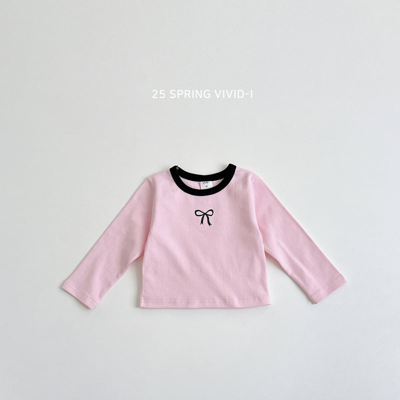 Vivid I - Korean Children Fashion - #minifashionista - Ribbon Single Tee - 5