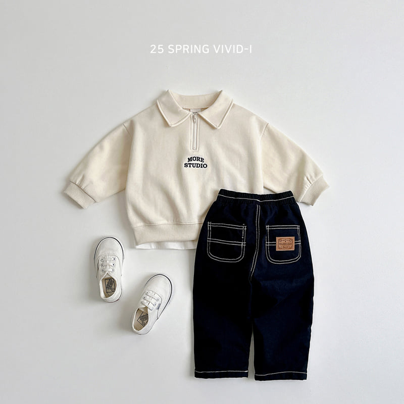Vivid I - Korean Children Fashion - #prettylittlegirls - Collar Anorak Sweatshirts - 9