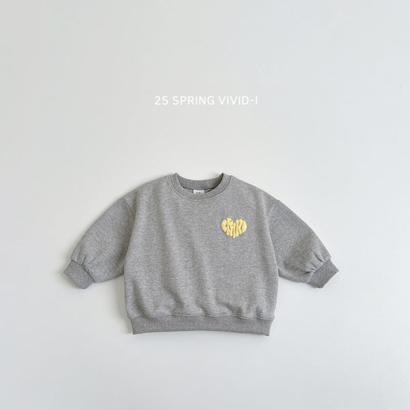 Vivid I - Korean Children Fashion - #prettylittlegirls - 3D Heart Sweatshirts - 8