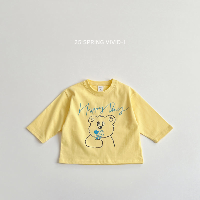 Vivid I - Korean Children Fashion - #minifashionista - Flower Bear Single Tee - 4