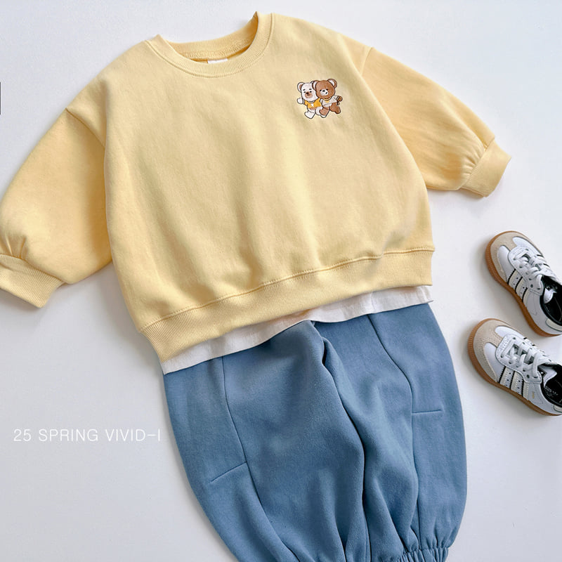 Vivid I - Korean Children Fashion - #prettylittlegirls - Brother Bear Top Bottom Set - 12