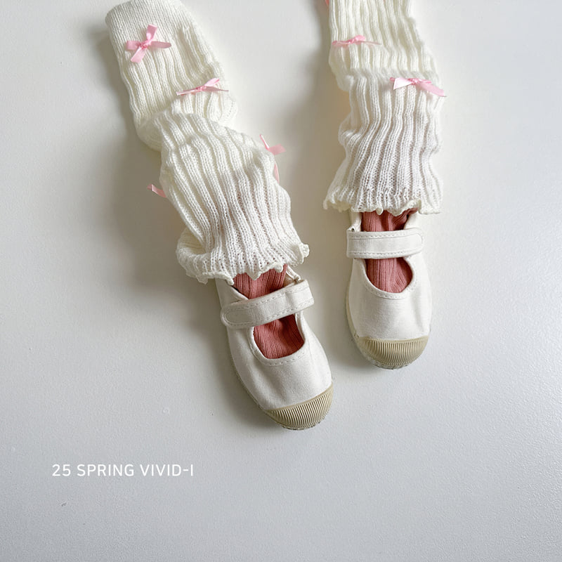 Vivid I - Korean Children Fashion - #prettylittlegirls - Ribbon Knee Warmer - 7