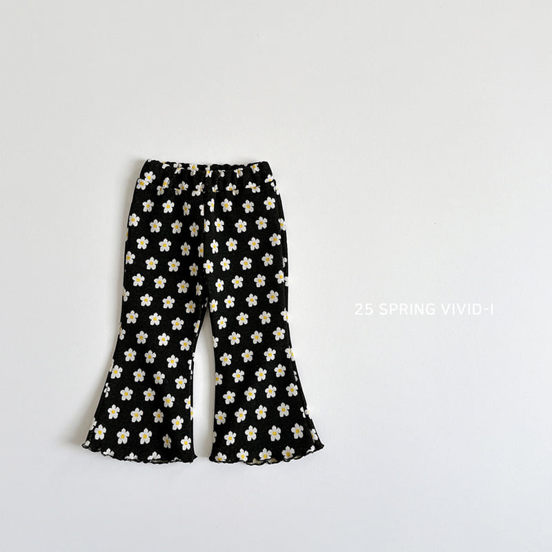 Vivid I - Korean Children Fashion - #minifashionista - 25 Printed Bootcut Pants - 4