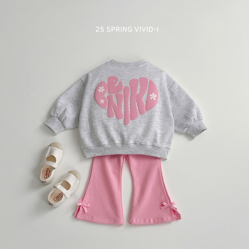 Vivid I - Korean Children Fashion - #stylishchildhood - Ribbon Point Bootcut Pants - 7