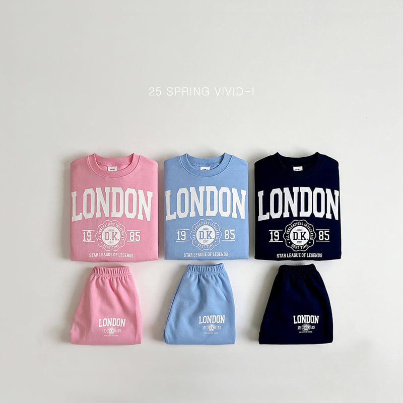 Vivid I - Korean Children Fashion - #stylishchildhood - London Top Bottom Set - 3