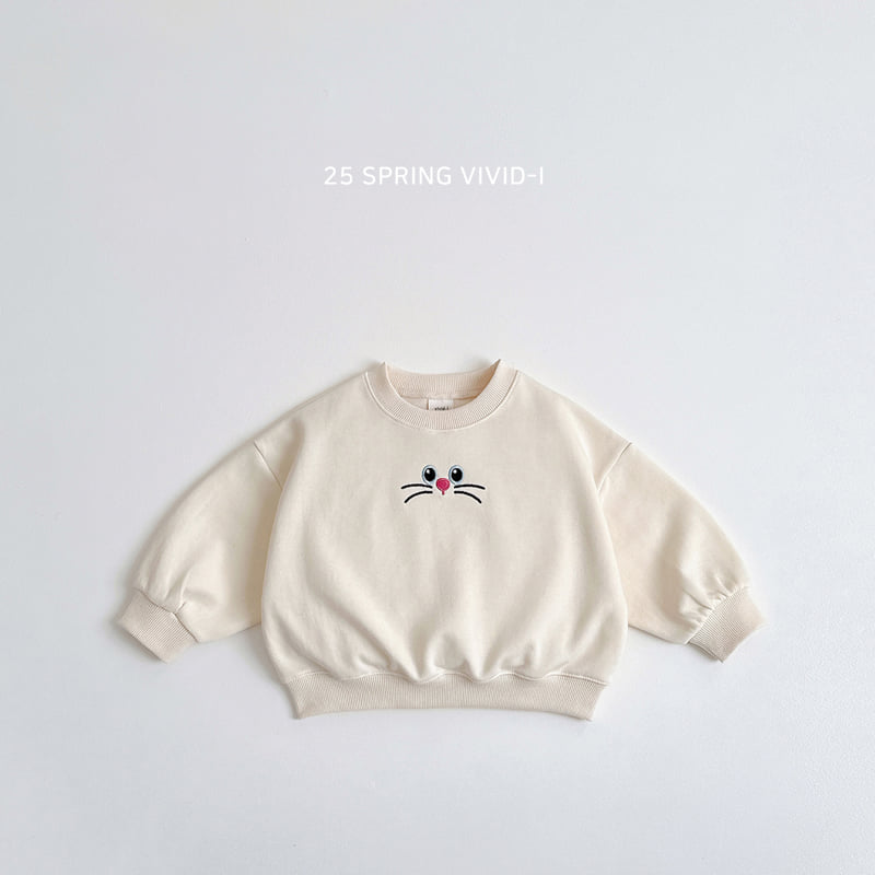Vivid I - Korean Children Fashion - #stylishchildhood - Cat Crop Sweatshirts - 5