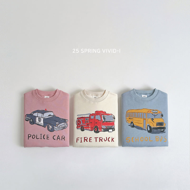 Vivid I - Korean Children Fashion - #stylishchildhood - Crayon Car Sweatshirts