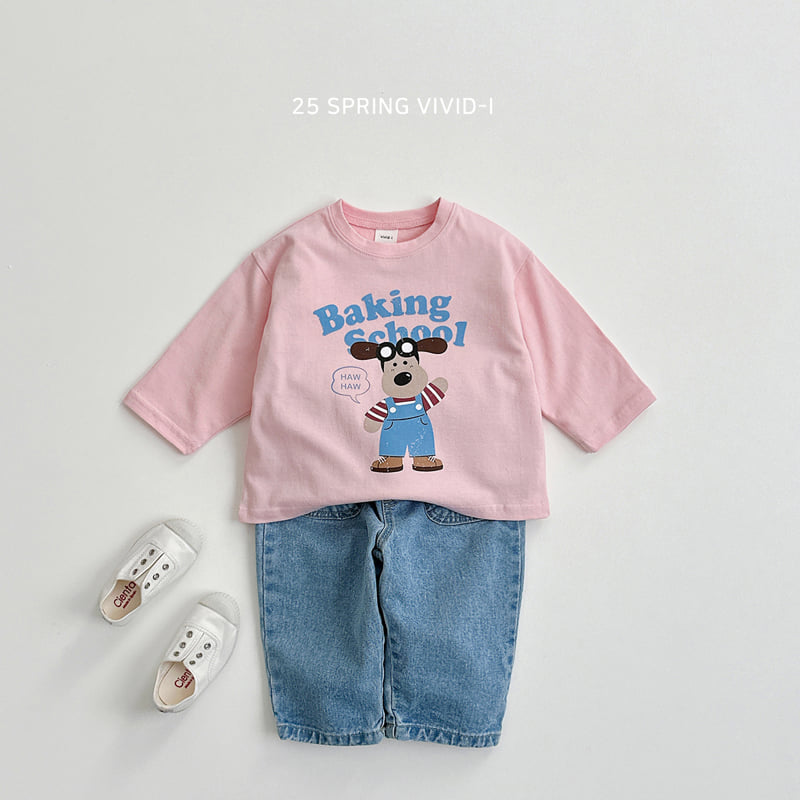 Vivid I - Korean Children Fashion - #stylishchildhood - Vintage Dog Tee - 11