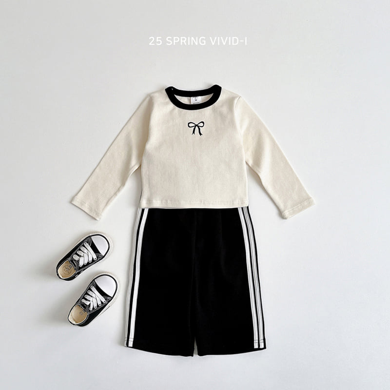 Vivid I - Korean Children Fashion - #stylishchildhood - Ribbon Single Tee - 9