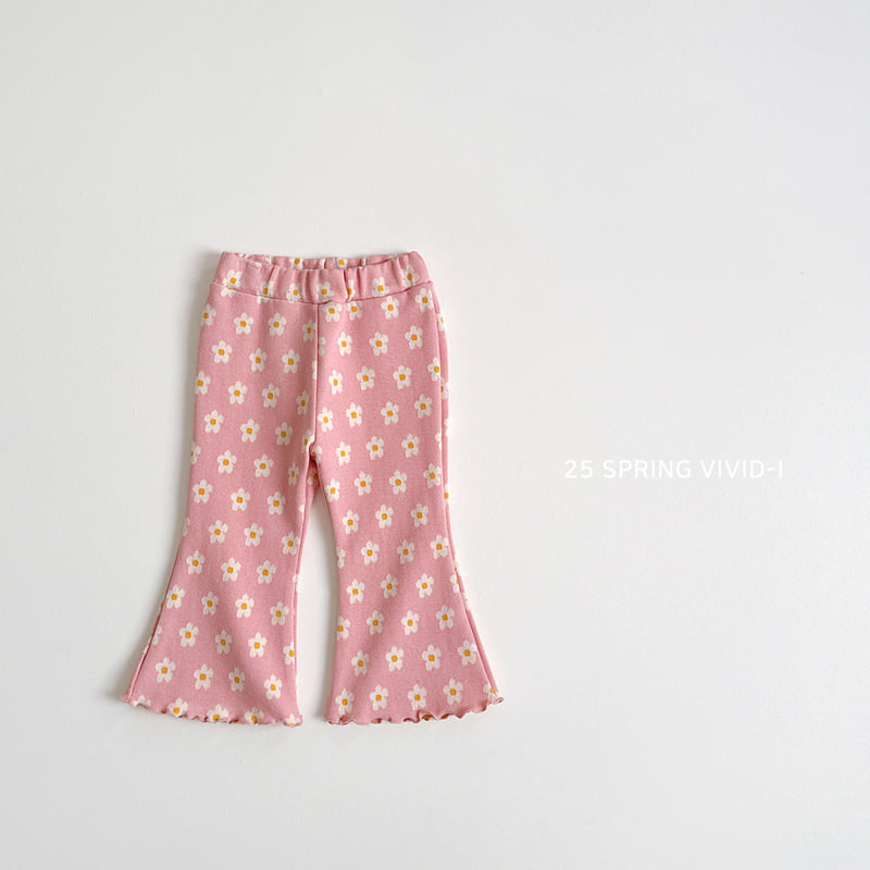 Vivid I - Korean Children Fashion - #stylishchildhood - 25 Printed Bootcut Pants - 7