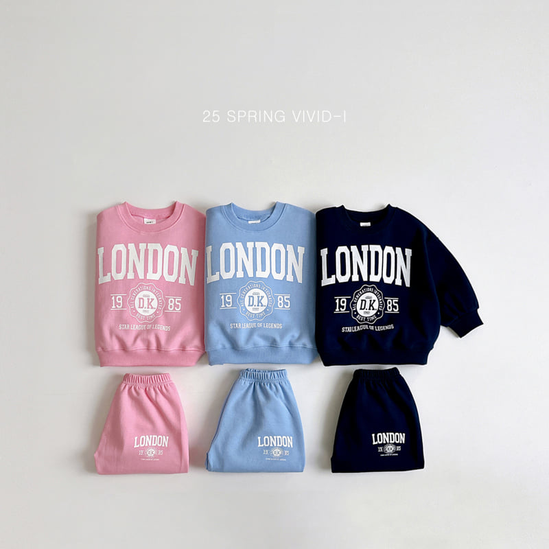 Vivid I - Korean Children Fashion - #todddlerfashion - London Top Bottom Set