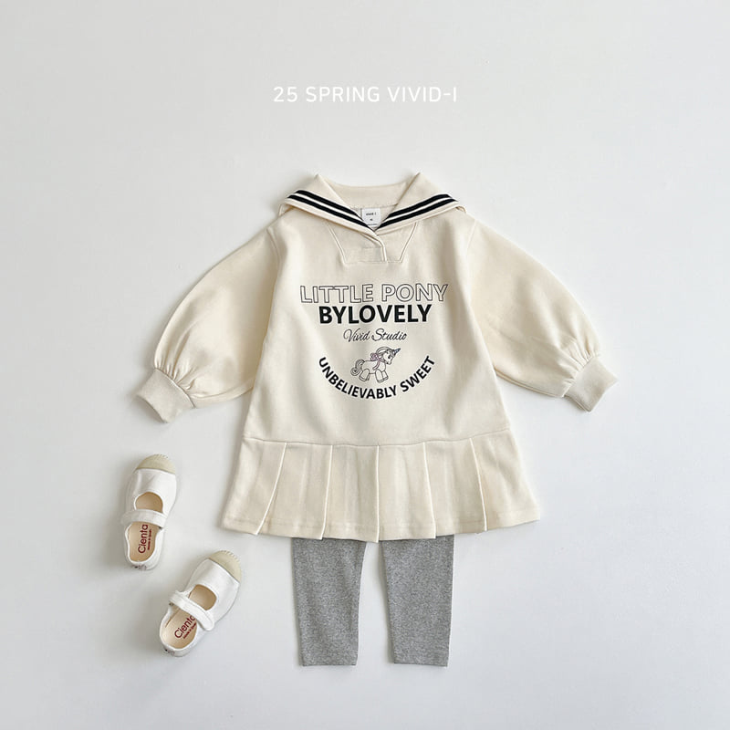 Vivid I - Korean Children Fashion - #todddlerfashion - Unicorn Sailor One-piece - 8