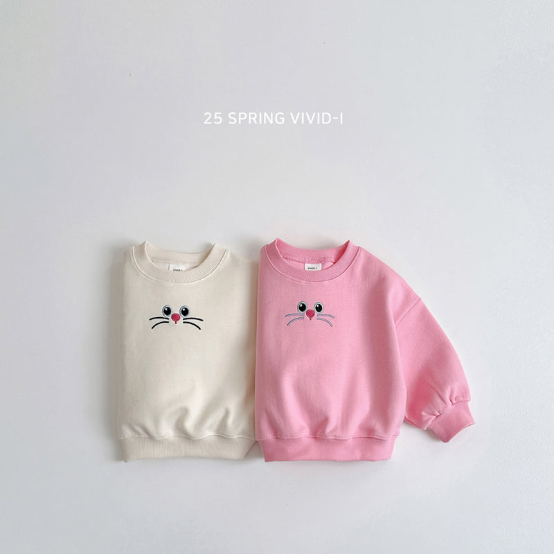 Vivid I - Korean Children Fashion - #todddlerfashion - Cat Crop Sweatshirts - 3