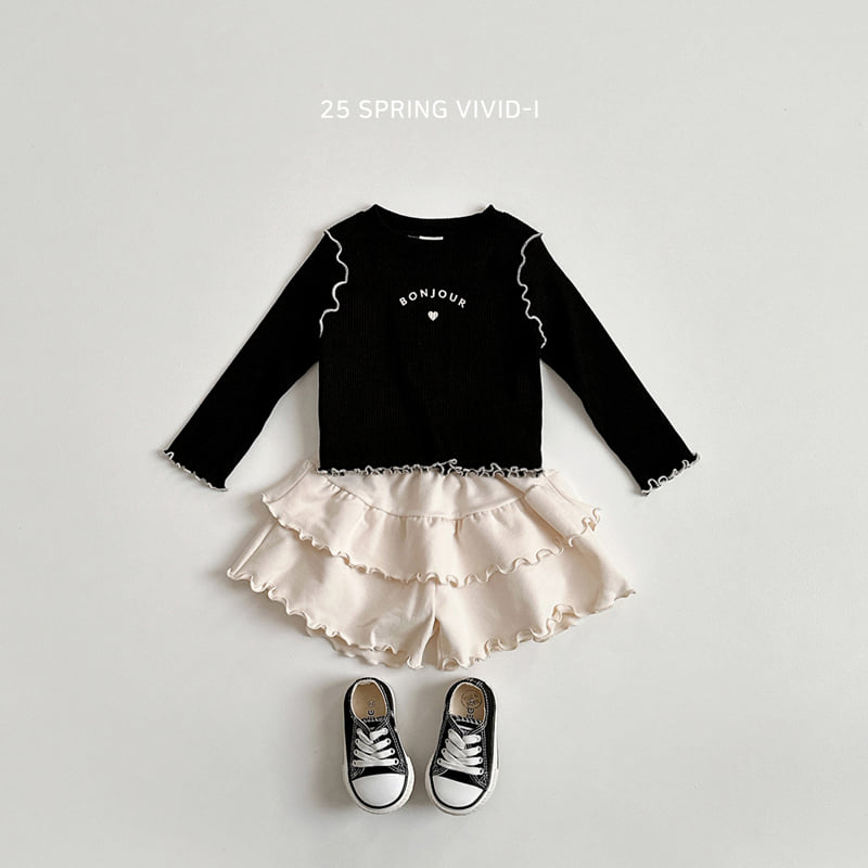 Vivid I - Korean Children Fashion - #todddlerfashion - Wave Skirt Pants - 11