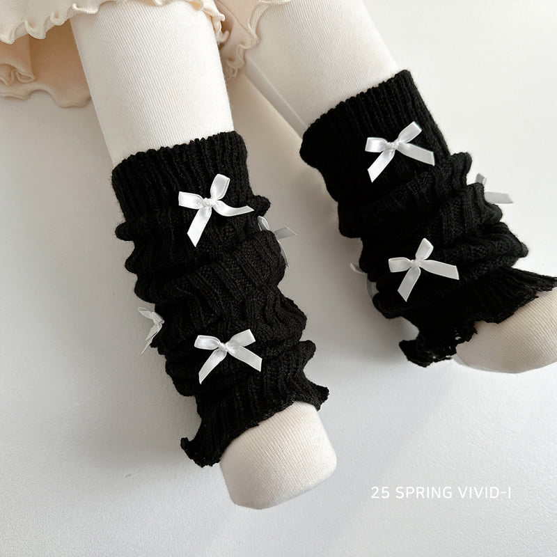 Vivid I - Korean Children Fashion - #todddlerfashion - Ribbon Knee Warmer - 8