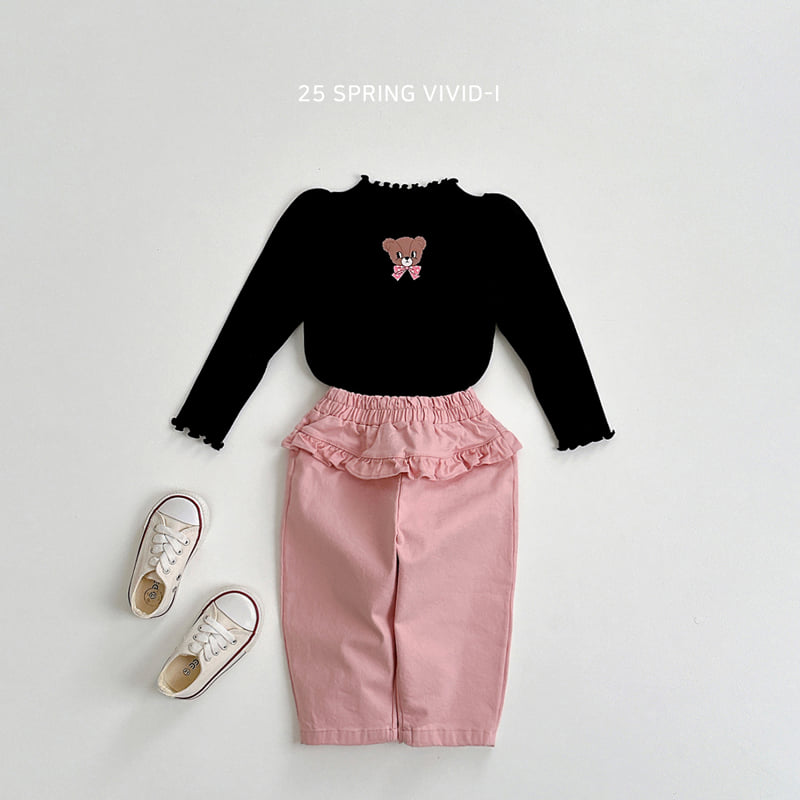 Vivid I - Korean Children Fashion - #toddlerclothing - Hip Frill Pants - 9