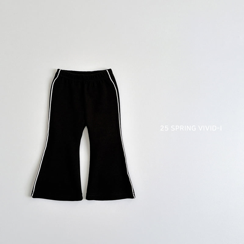 Vivid I - Korean Children Fashion - #toddlerclothing - Strap Bootcut Pants - 8
