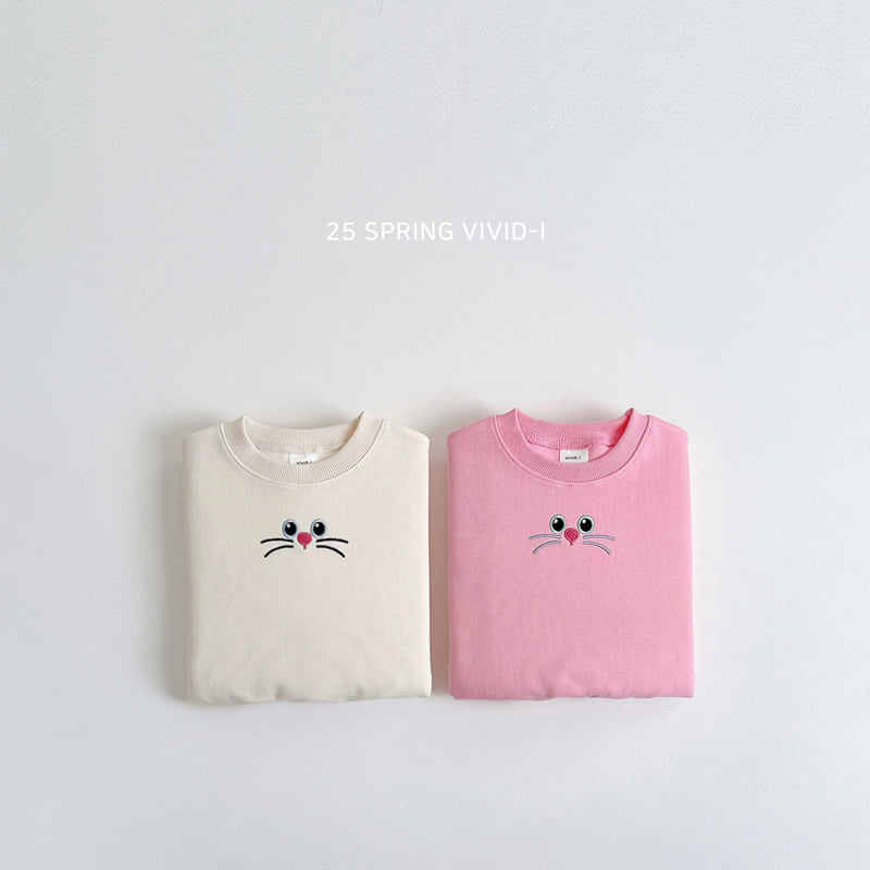 Vivid I - Korean Children Fashion - #todddlerfashion - Cat Crop Sweatshirts - 4