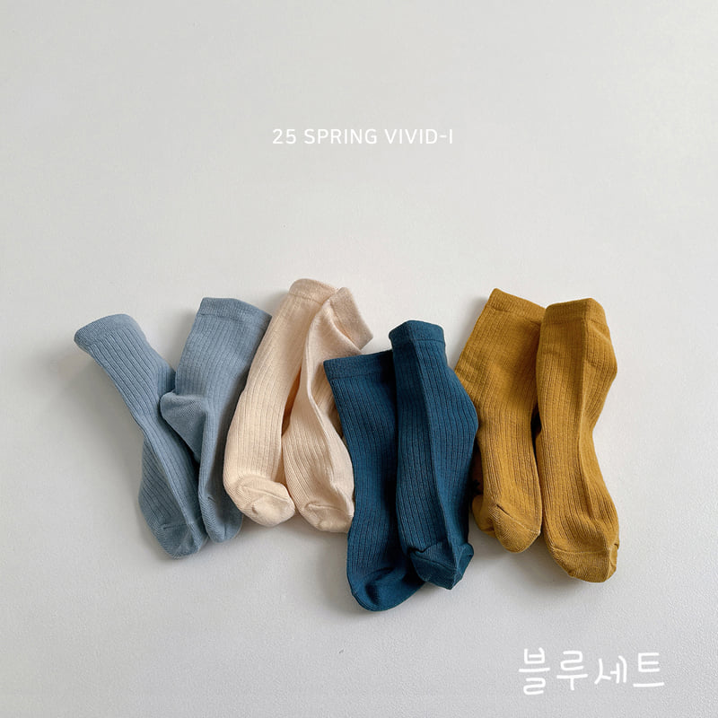 Vivid I - Korean Children Fashion - #toddlerclothing - Ribbed Socks - 3