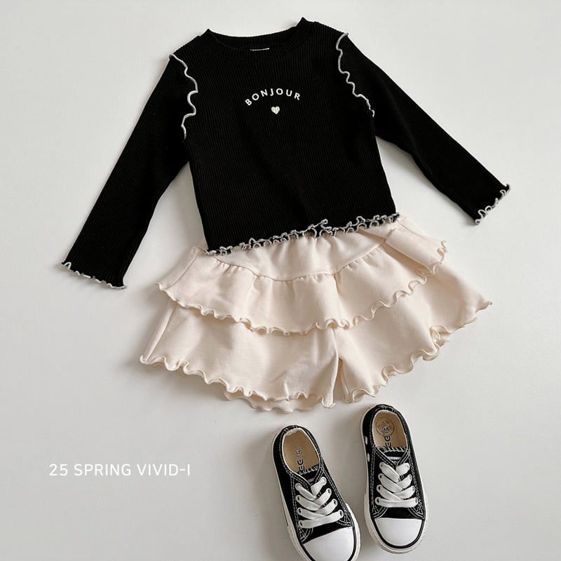 Vivid I - Korean Children Fashion - #toddlerclothing - Wave Skirt Pants - 12
