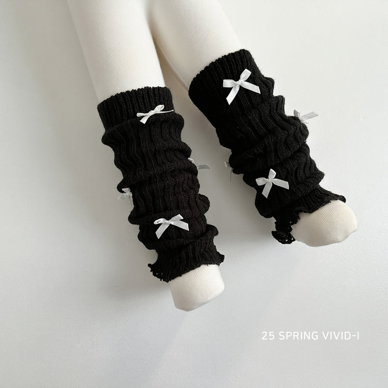 Vivid I - Korean Children Fashion - #toddlerclothing - Ribbon Knee Warmer - 9
