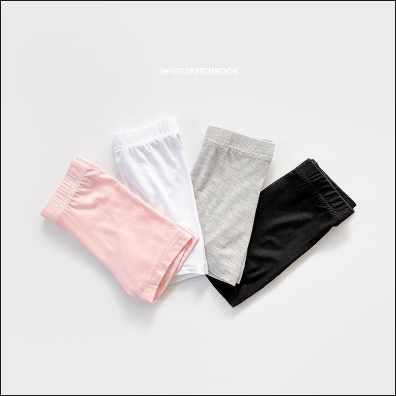Whitesketchbook - Korean Children Fashion - #magicofchildhood - New Short Leggings - 2