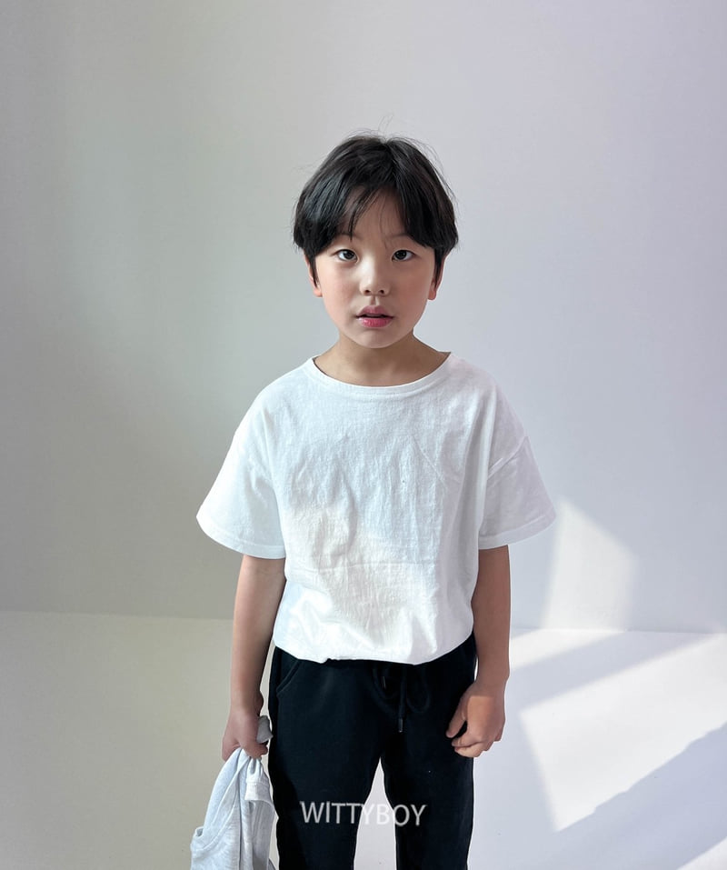 Witty Boy - Korean Children Fashion - #kidzfashiontrend - Inner Short Sleeve Tee - 4