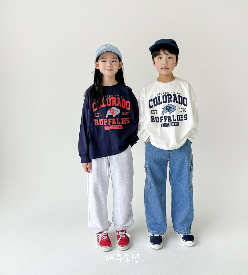 Witty Boy - Korean Children Fashion - #Kfashion4kids - Natural Cargo Denim Pants - 2