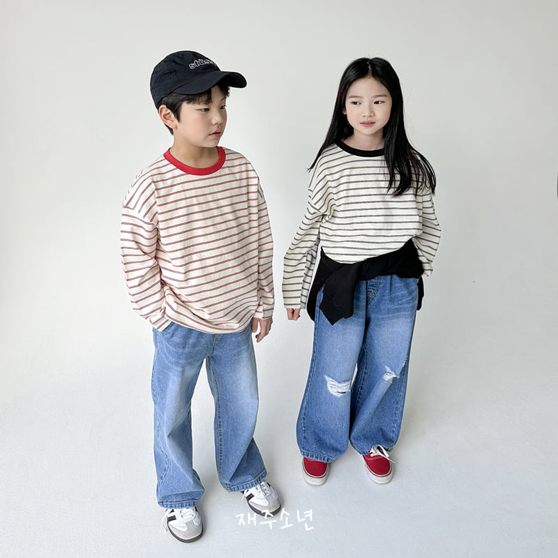 Witty Boy - Korean Children Fashion - #Kfashion4kids - General Denim Pants - 10