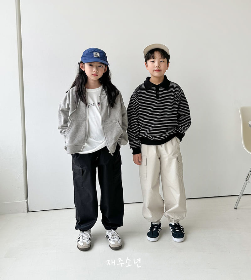 Witty Boy - Korean Children Fashion - #childofig - Latte Color Sweatshirts - 4