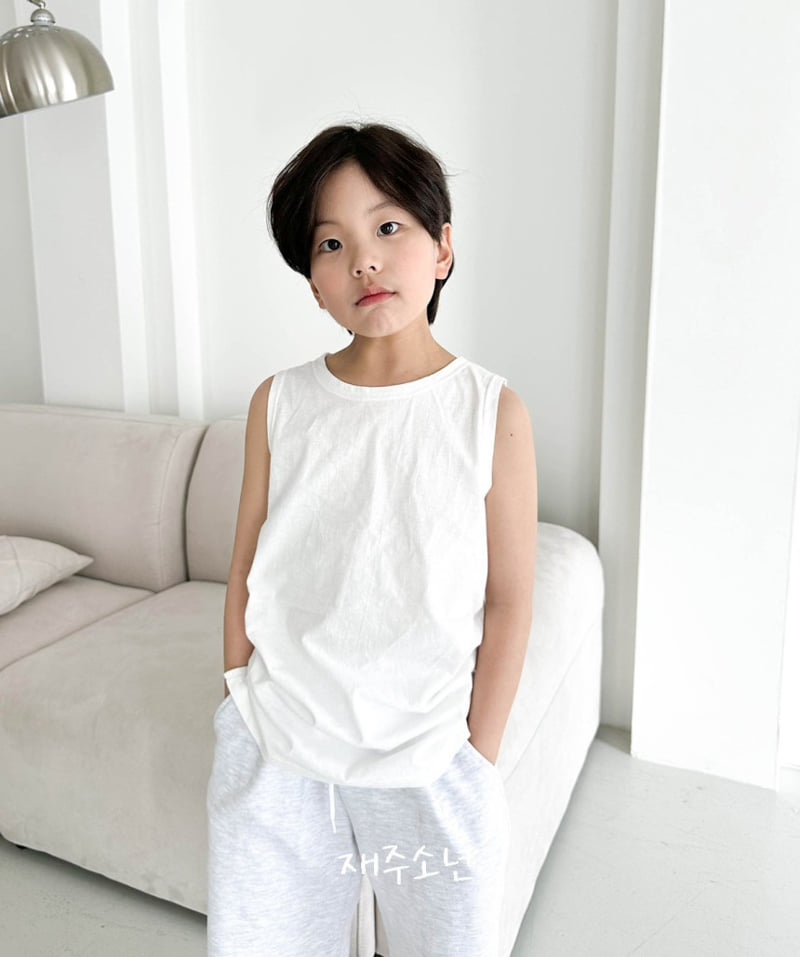 Witty Boy - Korean Children Fashion - #childofig - Inner Sleeveless Tee - 8