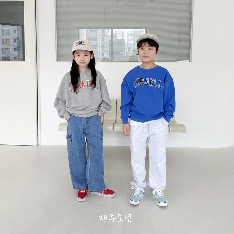 Witty Boy - Korean Children Fashion - #childofig - Natural Cargo Denim Pants - 8