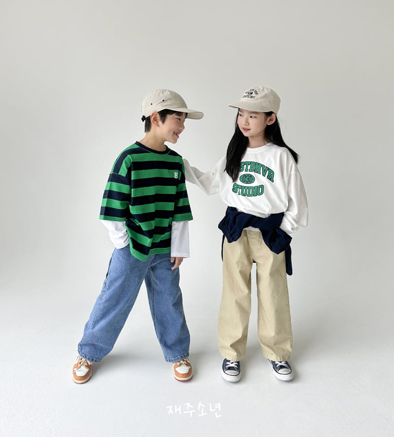 Witty Boy - Korean Children Fashion - #childofig - True Carfender Denim Pants - 3