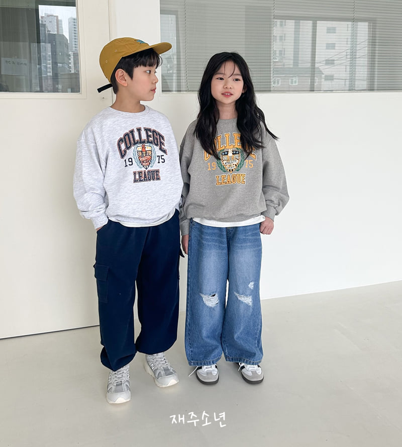 Witty Boy - Korean Children Fashion - #childofig - General Denim Pants - 2