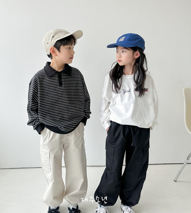 Witty Boy - Korean Children Fashion - #childrensboutique - Latte Color Sweatshirts - 5