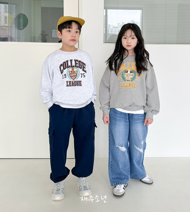 Witty Boy - Korean Children Fashion - #childrensboutique - League Sweatshirts - 4
